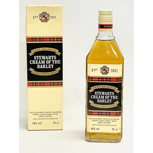 9 - A Stewarts Cream of the Barley Rare Selected Blended Scotch Whisky. 70cl.