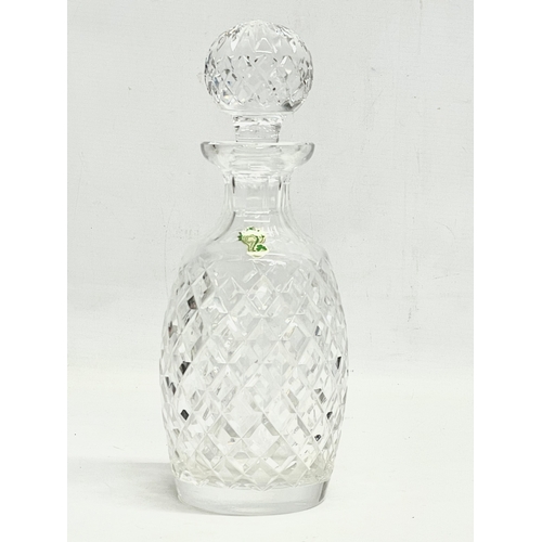 12 - A Waterford Crystal ‘Alana’ decanter. 27cm