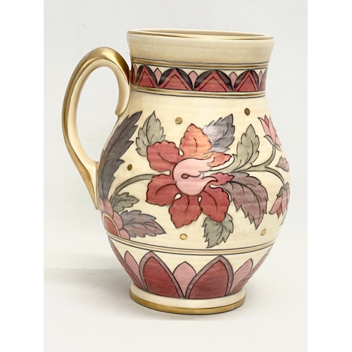 214 - An early 20th century Charlotte Rhead vase. Designed for Crown Ducal. 23x26cm