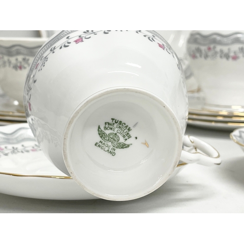 227 - A 21 piece Tuscan tea set.