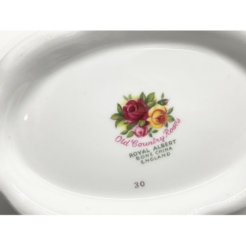 36 - A 41 pieces of Royal Albert Old Country Roses. A 1962 platter 34.5x27cm. 6 1962 salad plates. 6 1962... 