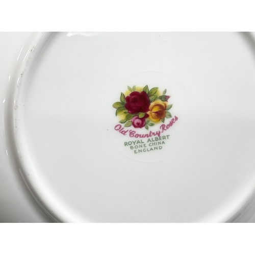 36 - A 41 pieces of Royal Albert Old Country Roses. A 1962 platter 34.5x27cm. 6 1962 salad plates. 6 1962... 