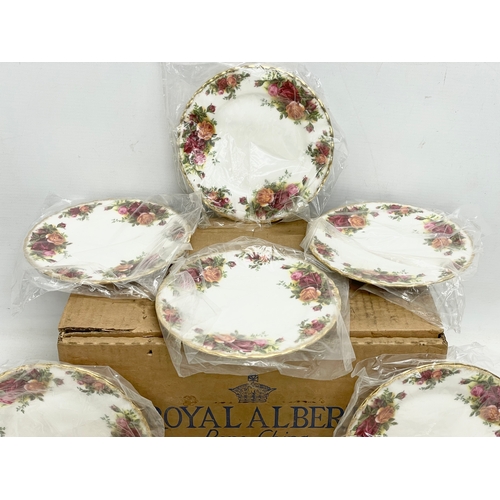 37 - An unused 18 piece Royal Albert ‘Old Country Roses’ tea set in box.