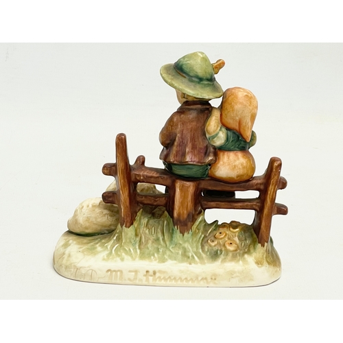 246 - A Goebel pottery ‘Eventide’ figurine. No.99. 12x12cm