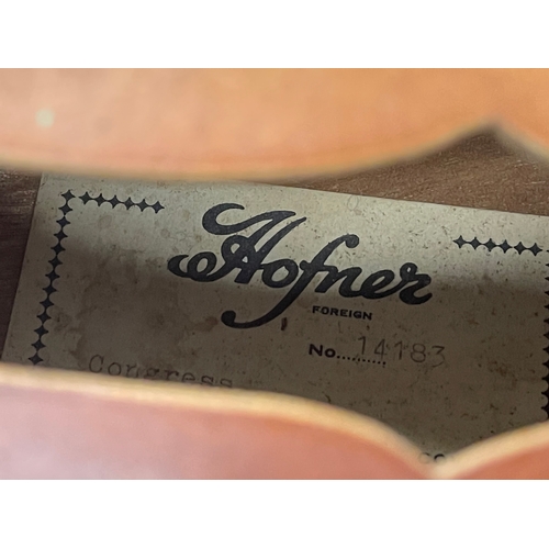 102 - A 1950’s Hofner ‘Congress’ acoustic guitar