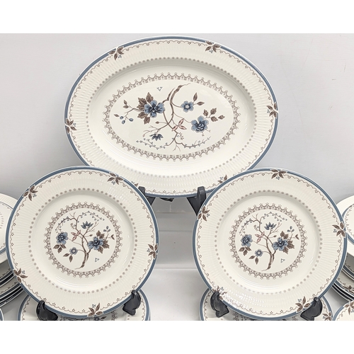 267 - A 69 piece Royal Doulton 'Old Colony' dinner and tea set. Including 2 tureens, soup bowls, dinner pl... 