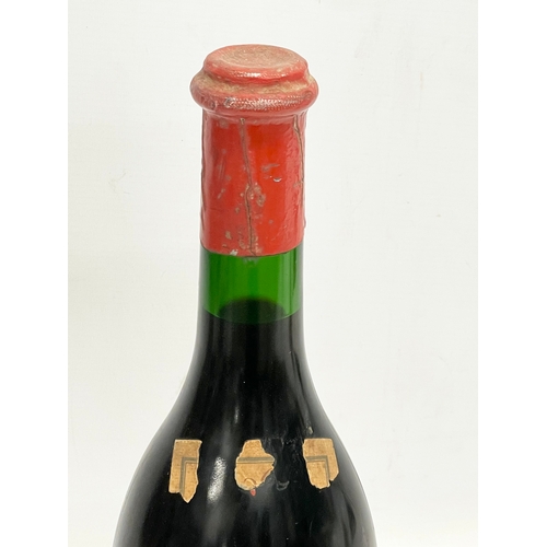 290 - A large vintage magnum of Le Piat De Beaujolais wine. France.