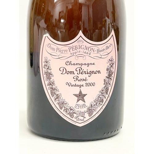 119 - A bottle of Dom Perignon Rosé 2000 champagne. 750ml.