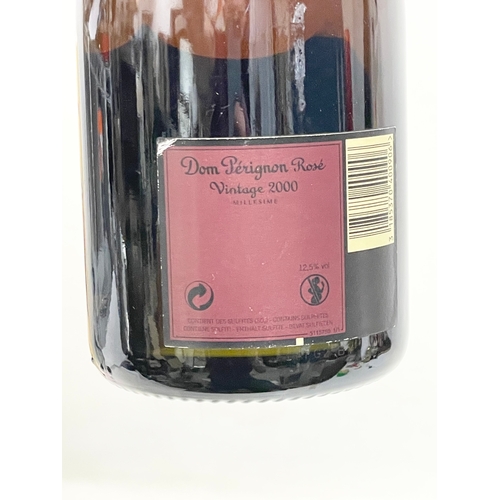 119 - A bottle of Dom Perignon Rosé 2000 champagne. 750ml.