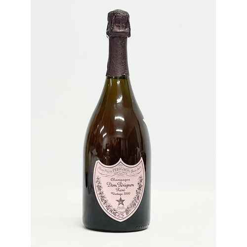 119 - A bottle of Dom Perignon Rosé 2000 champagne. 750ml.