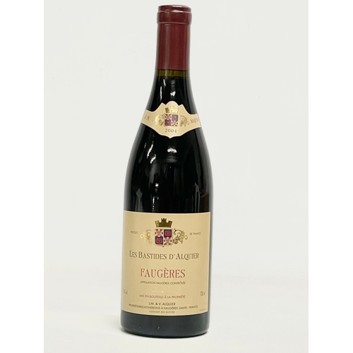 120 - A bottle of Les Bastides D’Alquier Faugères wine. 750ml.