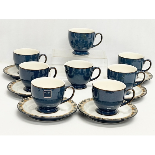 399 - A 14 piece Denby tea set.