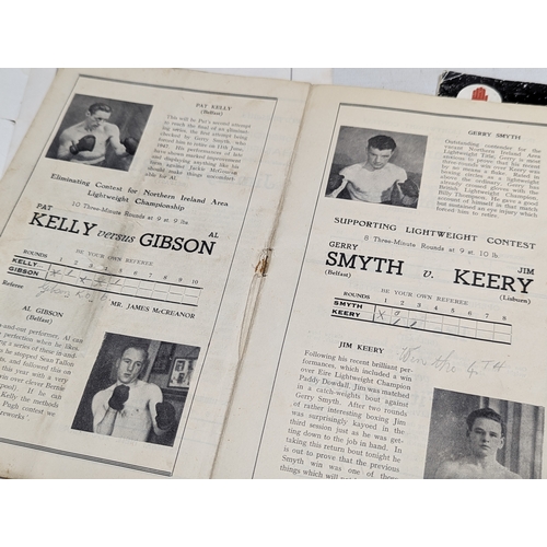 569 - A collection of Boxing programmes, 1940s/50s