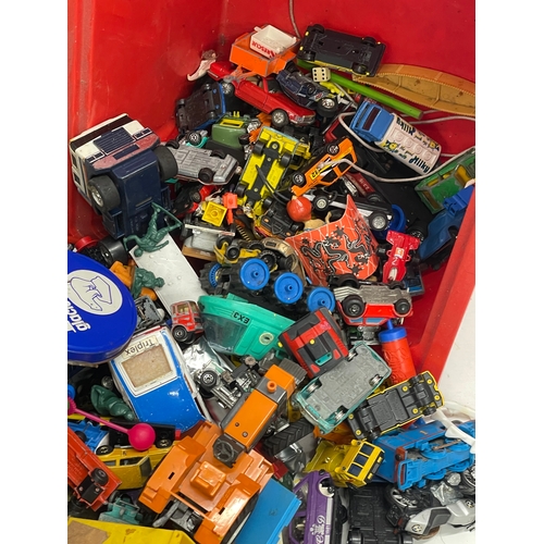 598 - A large collection of model cars etc.