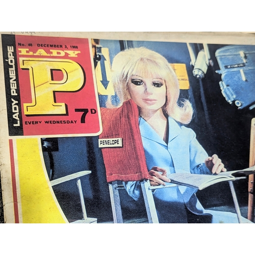 603 - A collection of vintage Lady Penelope comic books, dated 1966. Including November 5th 1966.