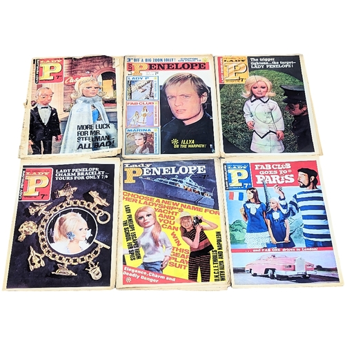 605 - A collection of 1966 Lady Penelope comic books.