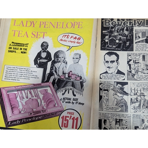 605 - A collection of 1966 Lady Penelope comic books.