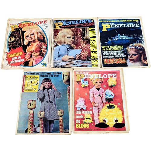 606 - A collection of 1966 Lady Penelope comic books