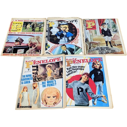 607 - A collection of 1966 Lady Penelope comic books.