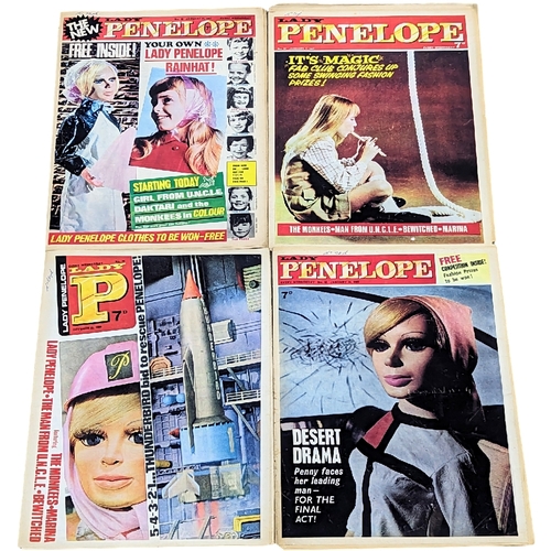 609 - A collection of 1967 Lady Penelope comic books