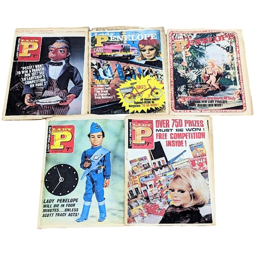 610 - A collection of 1966 Lady Penelope comic books