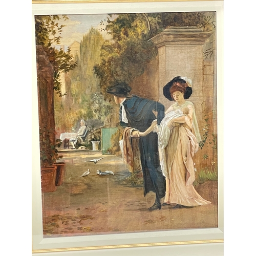 3 - A Victorian oil painting on canvas. Prepared by Windsor & Newton LTD, London. W M Rodman, Belfast. R... 