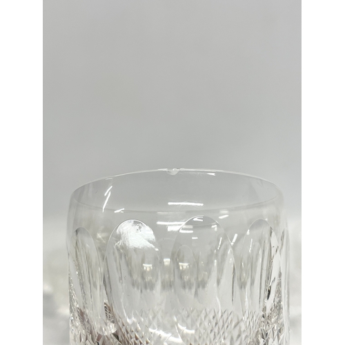 64 - A set of 10 Waterford Crystal ‘Colleen’ sherry glasses. 10cm