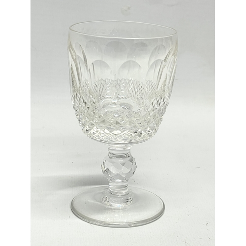 64 - A set of 10 Waterford Crystal ‘Colleen’ sherry glasses. 10cm