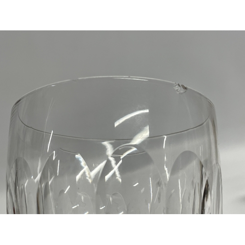 65 - A set of 6 Waterford Crystal ‘Colleen’ whiskey glasses. 9cm