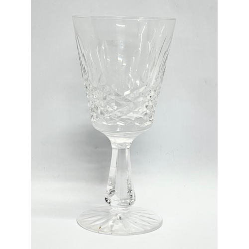 79 - A set of 6 Waterford Crystal ‘Kenmare’ wine glasses. 15cm