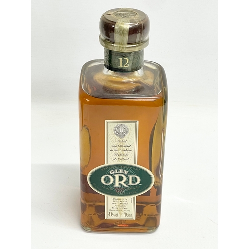 185 - A bottle of Glen Ord Northern Highland Malt Single Malt Scotch Whisky with box. 70cl.