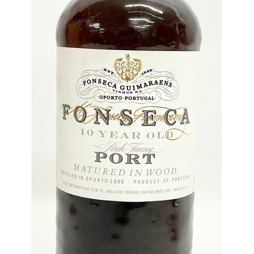 188 - A bottle of Fonseca port with crate. 10 Year Old. Matured in Wood. 70cl.