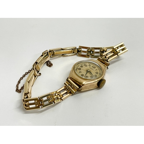 349 - A rolled gold ladies Rotary watch with box