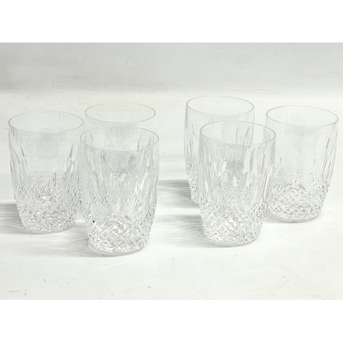 130 - A set of 6 Waterford Crystal ‘Colleen’ whiskey glasses. 11cm.