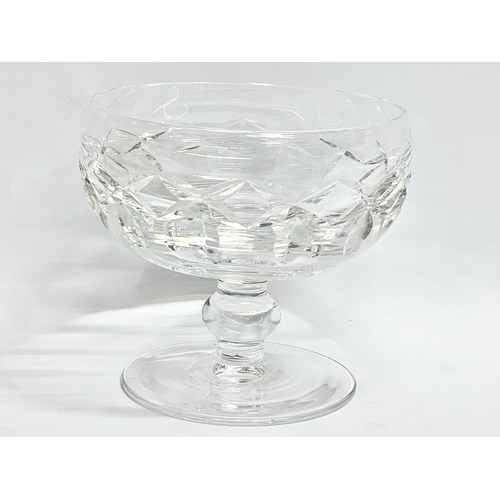 135 - A set of 6 Waterford Crystal ‘Kerry’ champagne coupe glasses. 9.5x8.5cm