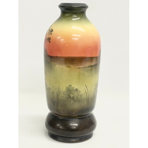 275 - A late 19th century S.Fielding & Co ‘Soleilian’ vase. Circa 1891-1913. 27.5cm