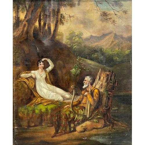 121 - A 19th century oil painting on canvas by Charlotte Nasmyth (1804-1884). 48x58cm. Frame 66x76.5cm