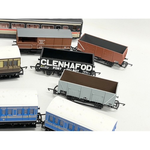 444 - A collection of Hornby trains and carriages. Caledonian Local. Intercity etc.