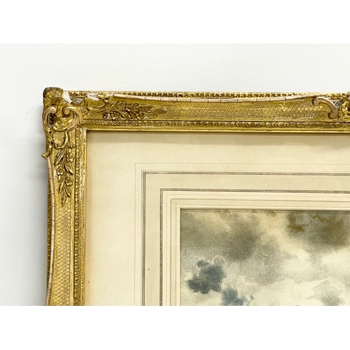 197 - A watercolour by Arthur Aspinall. Early 20th century. 31.5x25cm. Frame 57x47cm