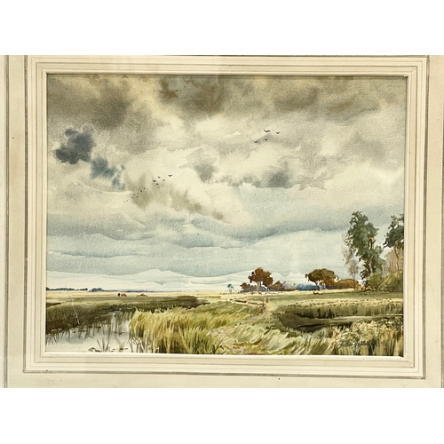 197 - A watercolour by Arthur Aspinall. Early 20th century. 31.5x25cm. Frame 57x47cm