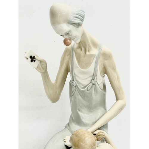 500 - A large Lladro porcelain ‘Magic Clown’ figurine. Daisa. M-26 JU. 41.5cm