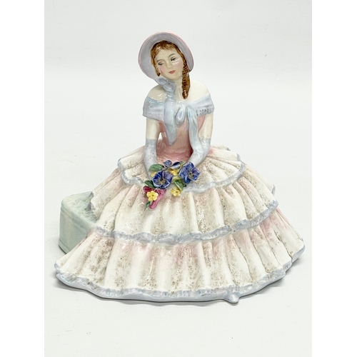 263 - 3 Royal Doulton figurines. A Royal Doulton ‘Balloon Girl’ 17cm. A Royal Doulton ‘Clare’ HN2793 20cm.... 