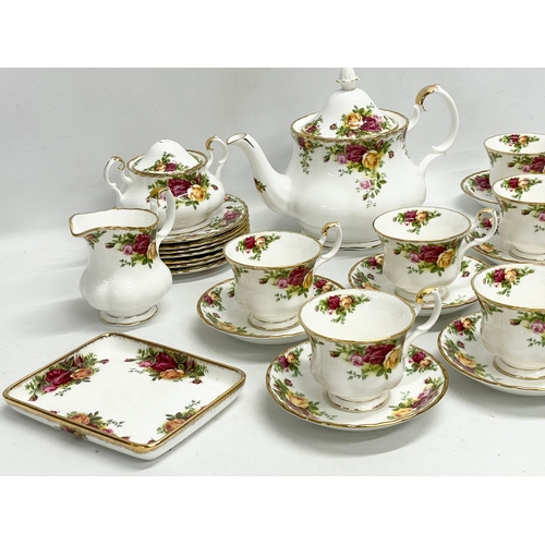 Royal albert old country roses tea set clearance 1962