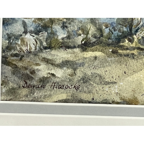 150M - A watercolour painting by Deirdre Hiscocks. Dunaff Homestead, County Donegal. 36x26cm. Frame 58x48.5... 