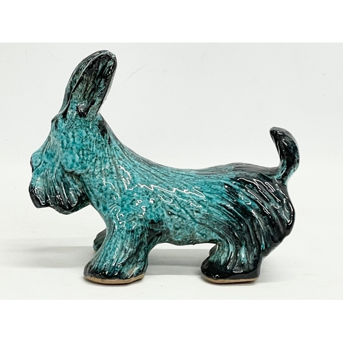 206R - A 1960’s Italian glazed dog designed by  Fratelli Fanciullacci. 20x15.5cm