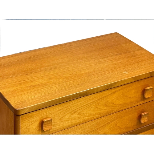 873 - A Mid Century ‘Cantata’ teak chest of drawers designed by John & Sylvia Reid for Stag. 82x44x95.5cm