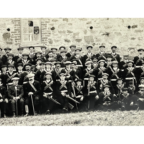 19 - A pair of large extremely rare, one of original photographs of the original UVF (Ulster Volunteer Fo... 