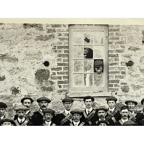 19 - A pair of large extremely rare, one of original photographs of the original UVF (Ulster Volunteer Fo... 