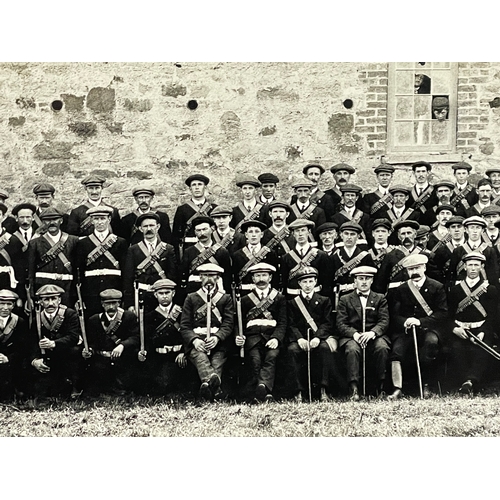 19 - A pair of large extremely rare, one of original photographs of the original UVF (Ulster Volunteer Fo... 