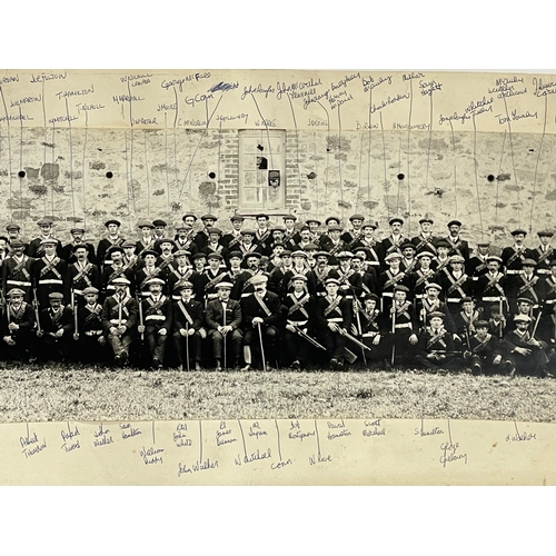 19 - A pair of large extremely rare, one of original photographs of the original UVF (Ulster Volunteer Fo... 